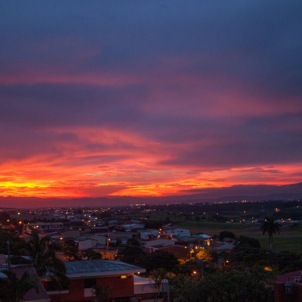 Sunset over San Jose, Costa Rica