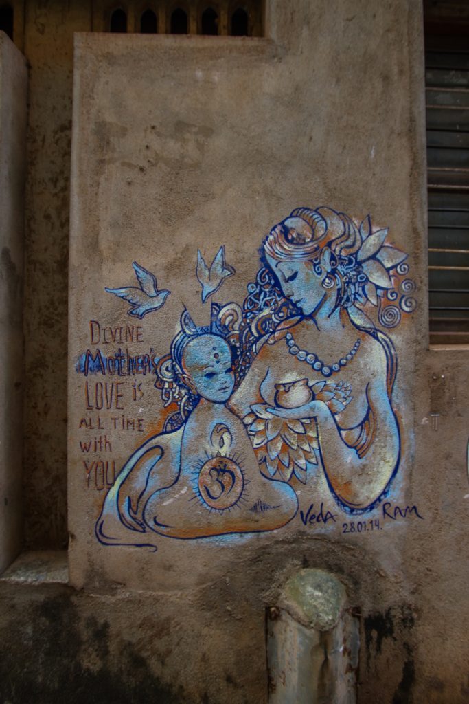 Divine Mother's Love Graffiti Street Art