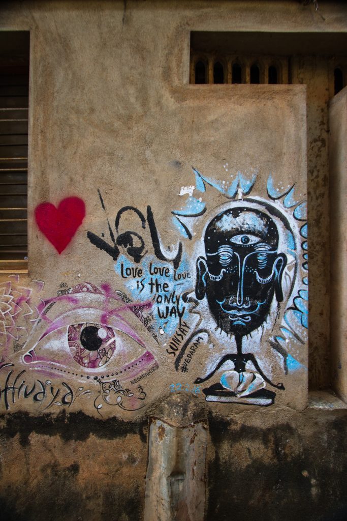 Love is the only way graffiti street art