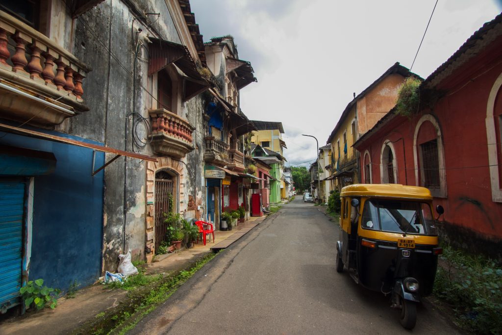 Panjim Street, Goa, India